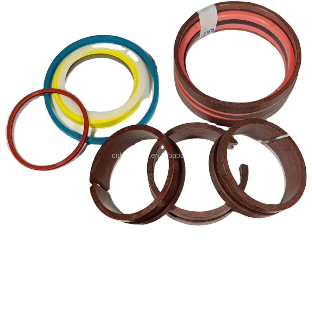 Set of seals for the plunger hydraulic cylinder 160-50/28, 2 outlets, 086677004