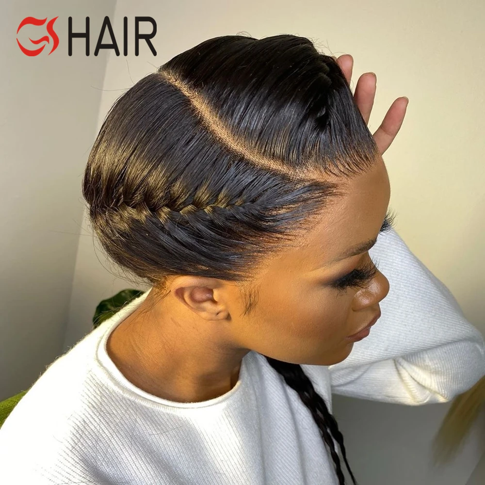 GS 4*4 5*5 6*6 Lace Closure Free/Middle/Three Part Swiss Lace Medium Brown Lace Color Closures Remy Brazilian Hair Vendors