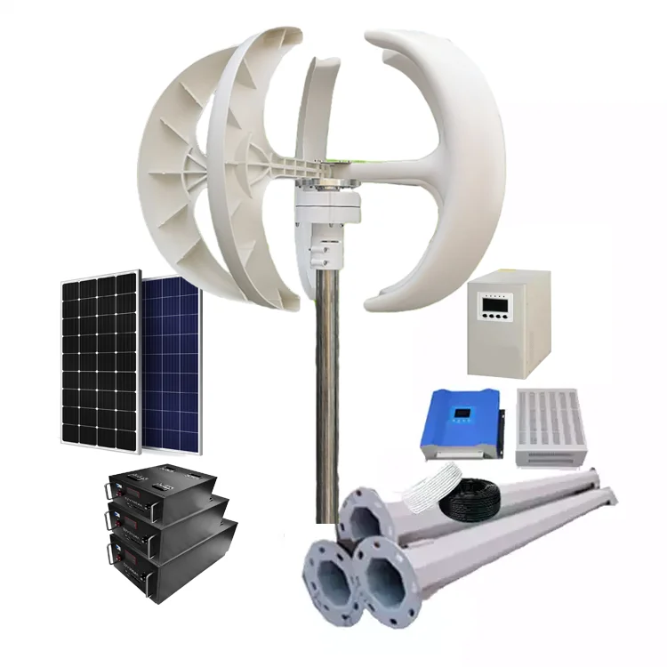Elege Windmill 1kw 3kw 5kw Vertical Axis Wind Turbine 12v 24V Off Hybrid Grid Generator System Free Power Energy Wind Turbine