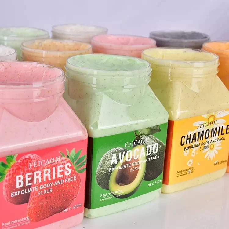 Support customization Private Label Body Cleansing Natural Moisturizing Body Care Whitening Body Scrub With Low MOQ