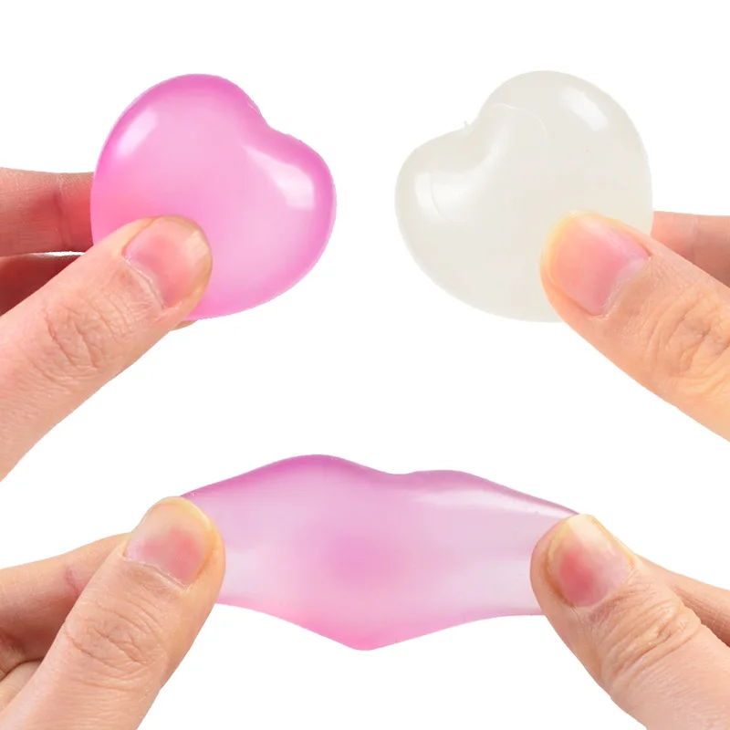 Valentines Day Gift Glitter Heart Stress Balls Mini Stress Relief Toys Fidget Toys for Adults Valentine Party Favors Gifts