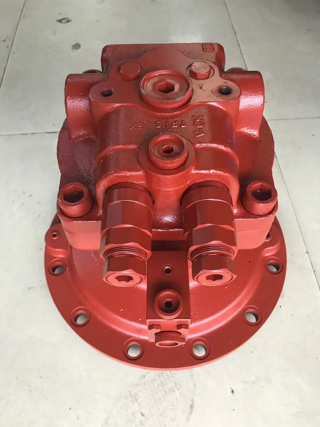 M2X63CHB swing motor,KAWASAKI KPM M2X63CHB-13A-25/265-60-2 hydraulic swing slew drive motor assy