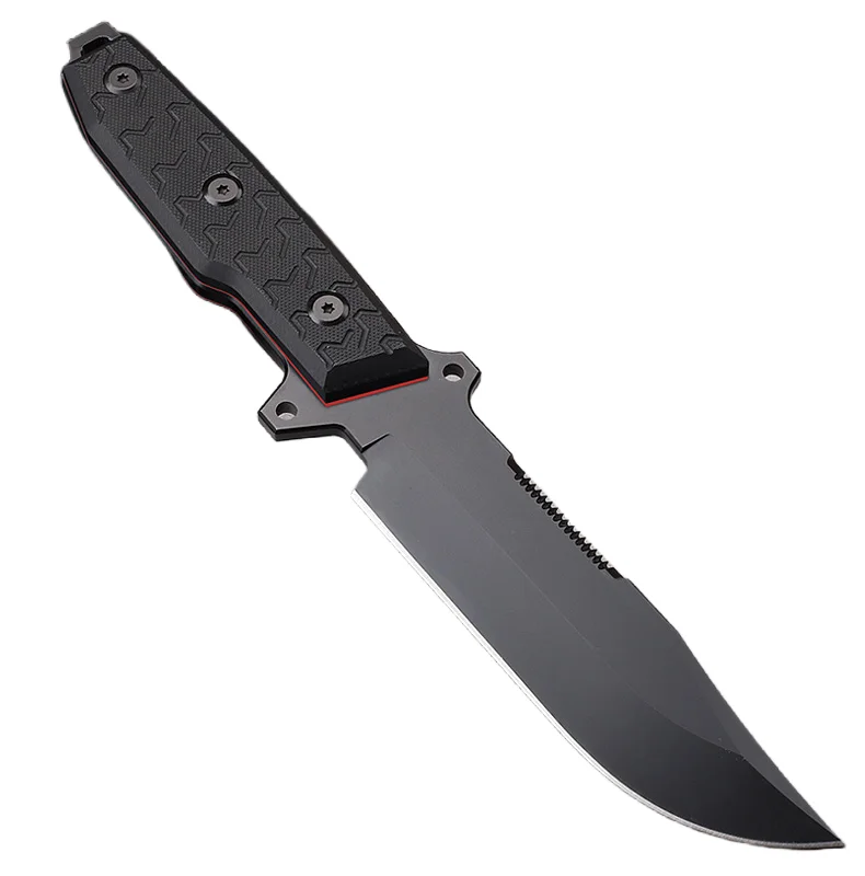 Factory Supplies High Hardness Outdoor Straight Knives Strongarm Fixed Blade Hunting Knife