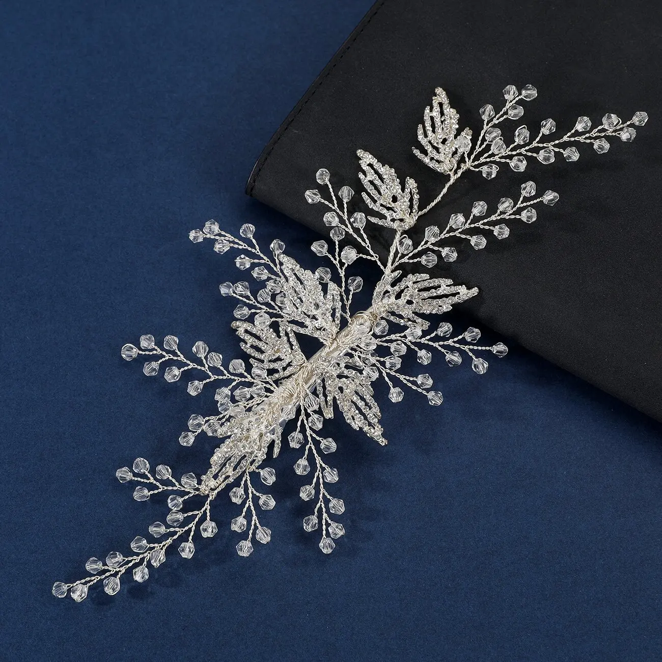 Carlo New  Handmade Crystal Hairpin Eco-Friendly Wedding Headdress for Bride Factory Wholesale in Europe and US