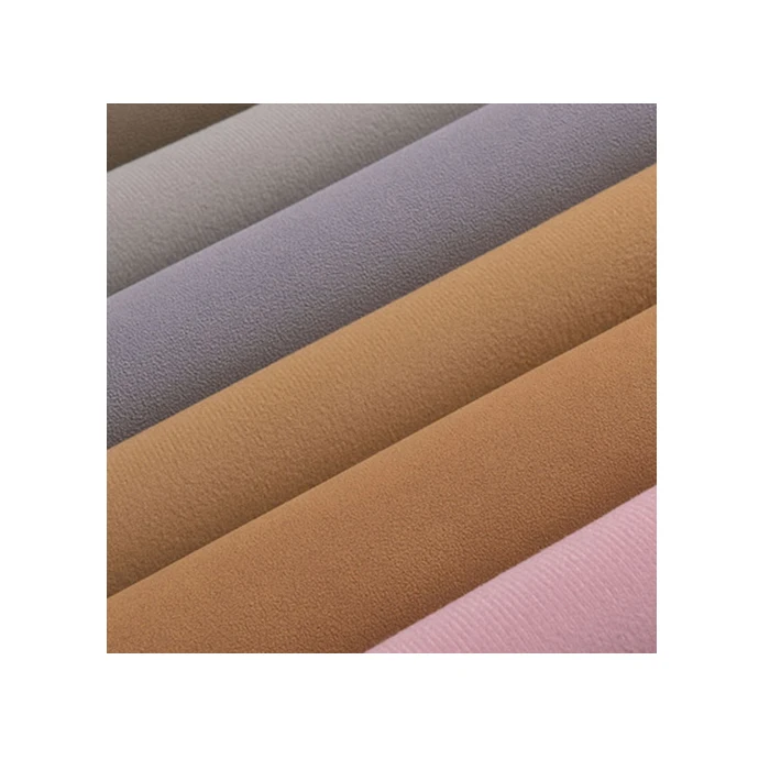 Wholesale 1.8mm frosted thick sheepskin pvc artificial leather