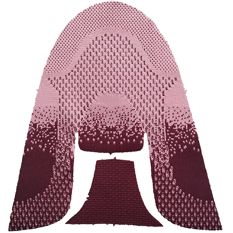 New Style Men Sport Shoes Fabric Upper Materials Fly Knit Shoe Upper Semi Finished Lady Fly Knitting Vamp Shoes Upper