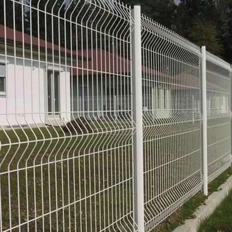 Fast supply speed commercial farm galvanized iron fixed welded curved steel hot dipped 3d wire mesh fence knot for dee