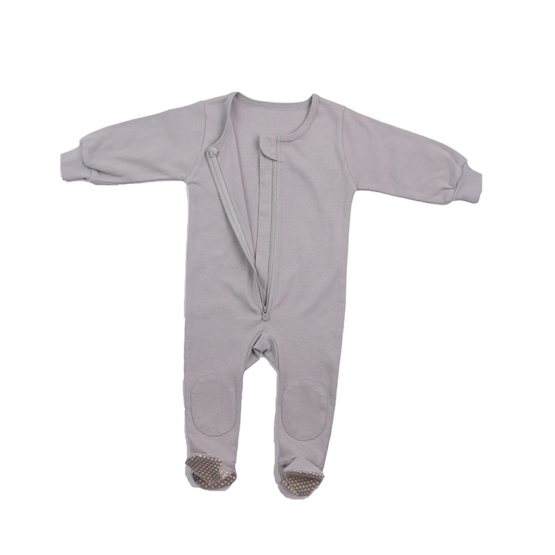 Organic Bamboo Baby Rompers 95% Organic Bamboo 5% Spandex Onesie Rompers Infant Toddler Kid Pajamas Sleepwear Clothing