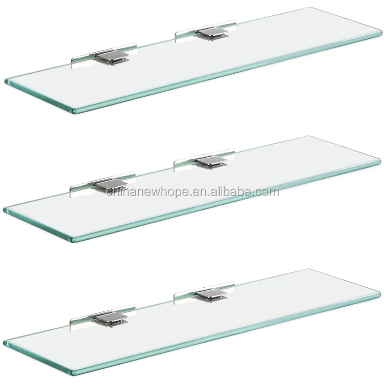 Glass trays 8mm 10mm tempered glass shelves bathroom glass corner shelf