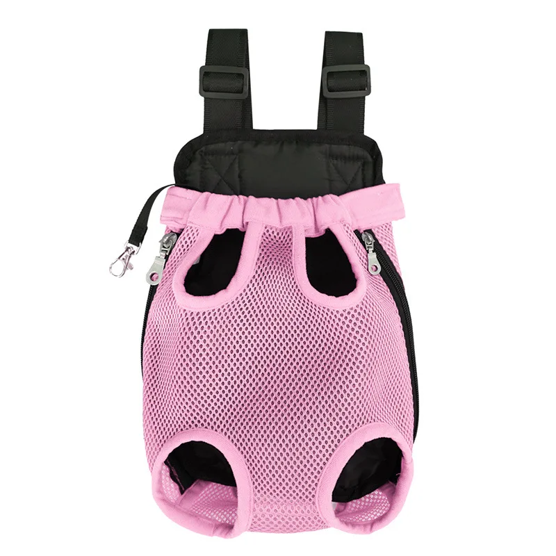 Custom Size Color Dog Cat Large Capacity Backpack Portable Mesh Fabric Breathable Small Dog Pet Carrier Backpack
