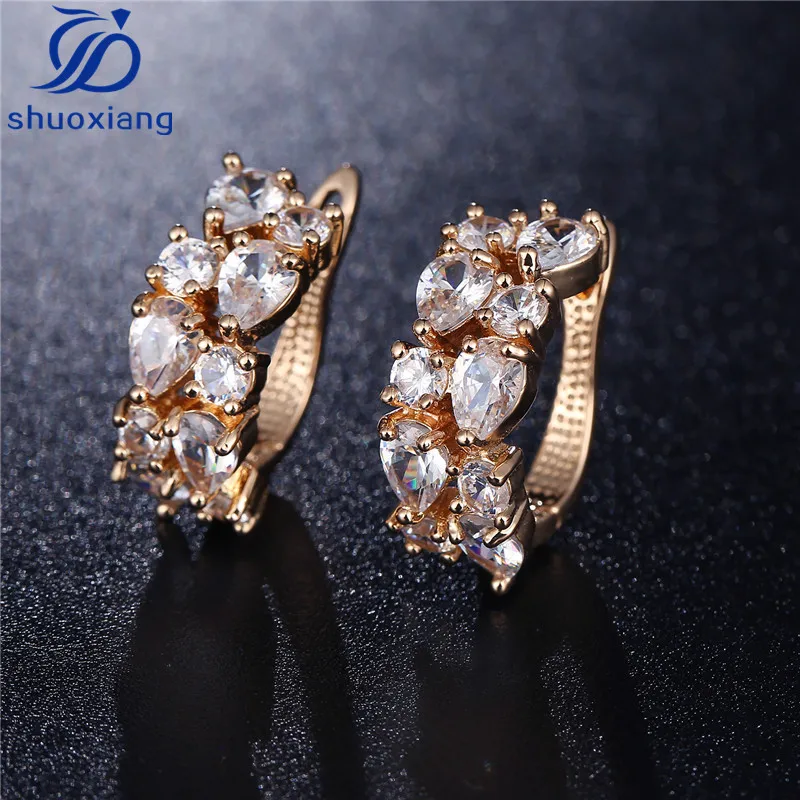 
Bling Mona Lisa Gold Plated White Crystal Jewelry Sets Women Colorful Crystal Necklace Earrings Rings Multi color Jewelry Set 