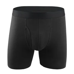 Wholesale And Custom Logo Cotton And Spandex Sport Boxer Briefs For Men Underwear Men