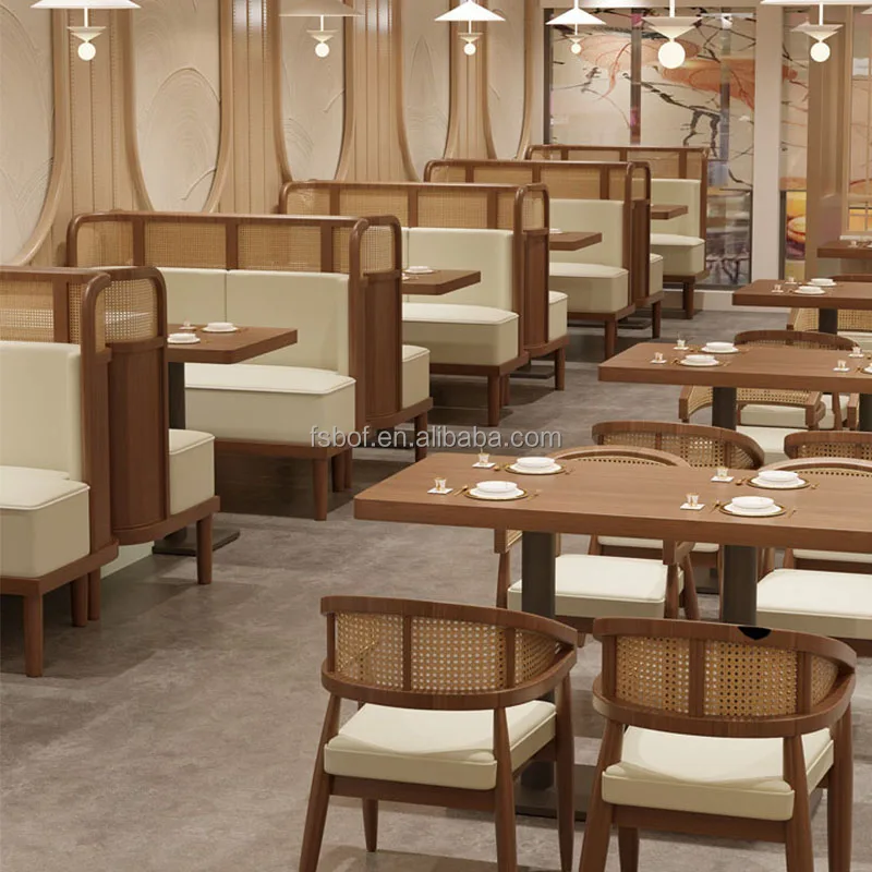 chinese restaurant indoor cafe style tables and chairs wood table chair southeast asia coffee shop furniture leather sofa booth