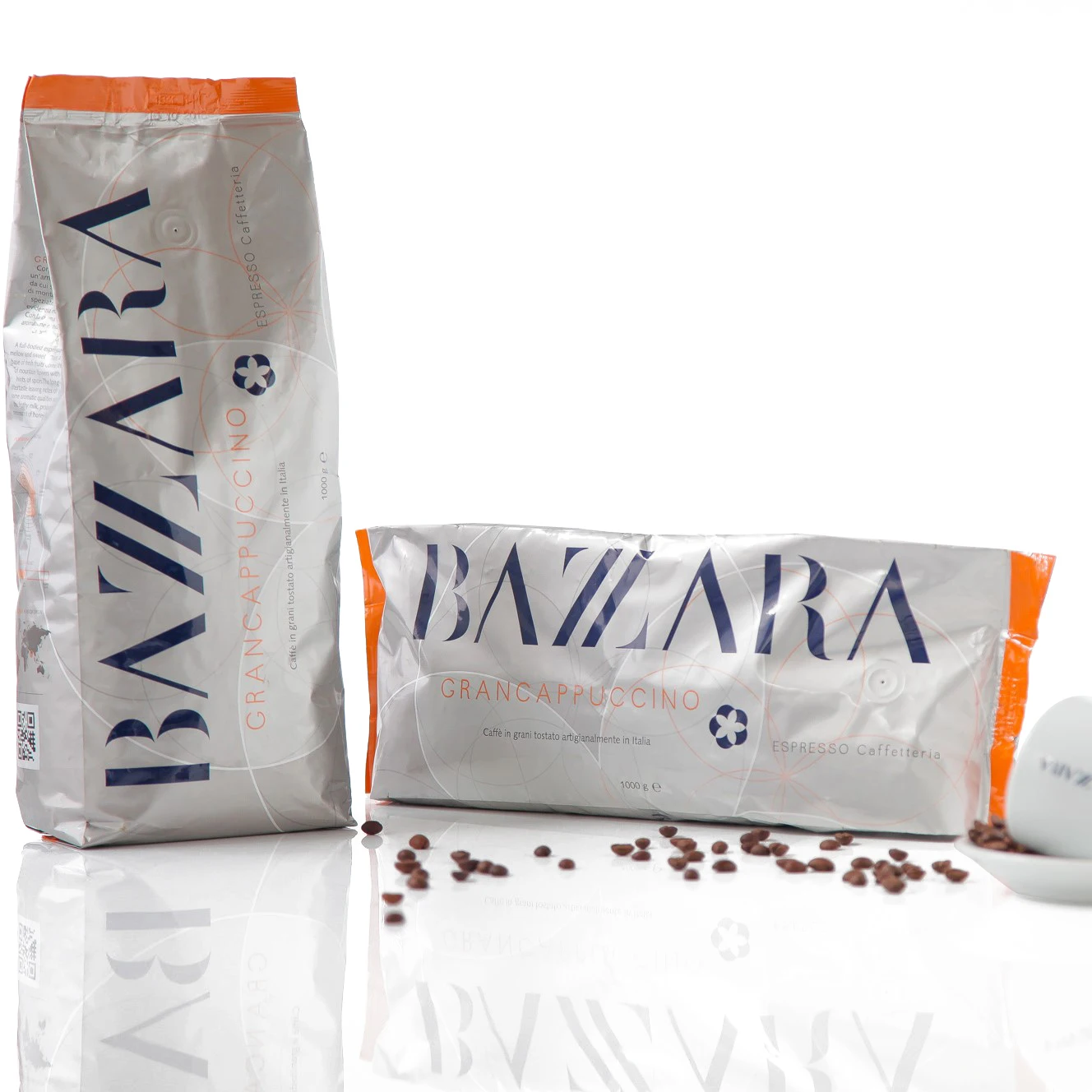 
Bazzara Espresso Grancappucino 80% Arabica Coffee Beans 