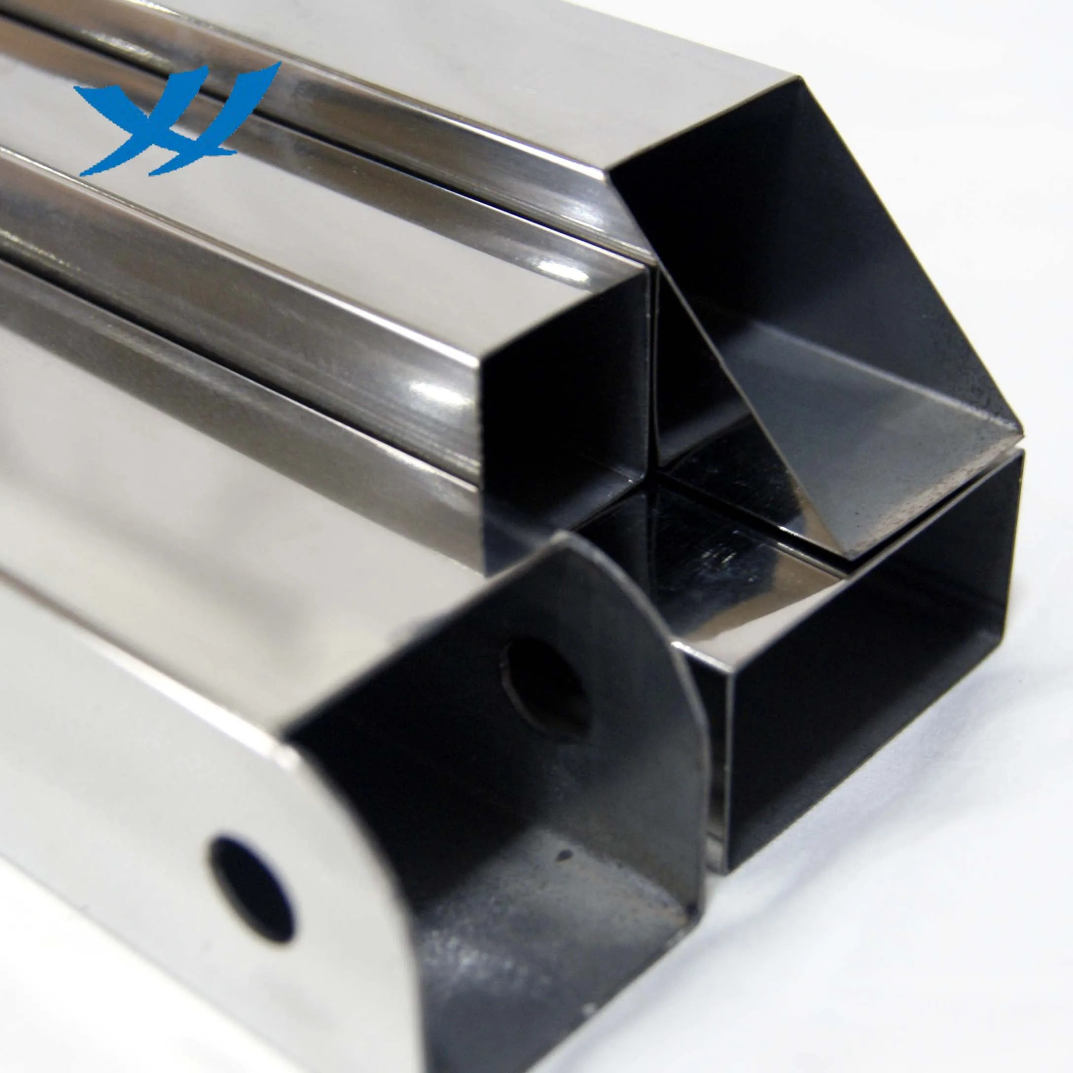 Factory direct custom stainless steel square tube 201 304 316 mirror polished decorative rectangular stainless steel tube