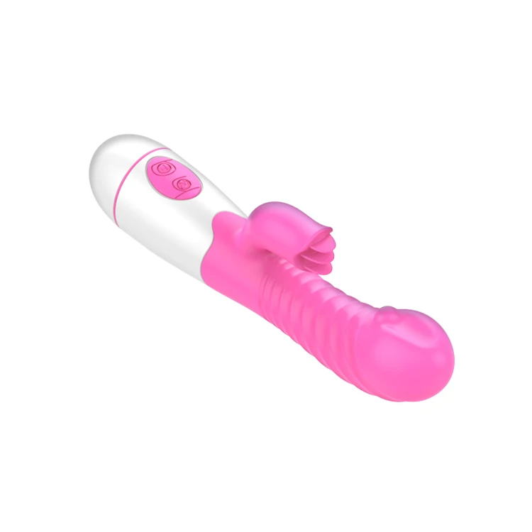 
Wholesale Silicone Rechargeable Tongue Licking Nipple Clitoral G-Spot Female Vagina Rabbit Dildo Vibrators Sex Toy For Women 