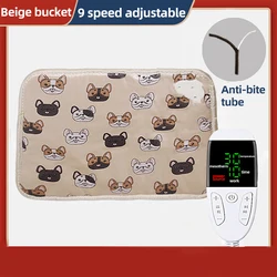 Winter Warm Dog Cat Electric Blanket Waterproof Safe Pet Bed Adjustable Heating Sleeping Cat Mat