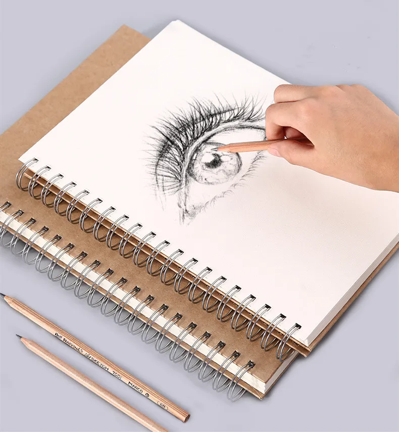 stationery sketch paper kraft hardcover sketchbook