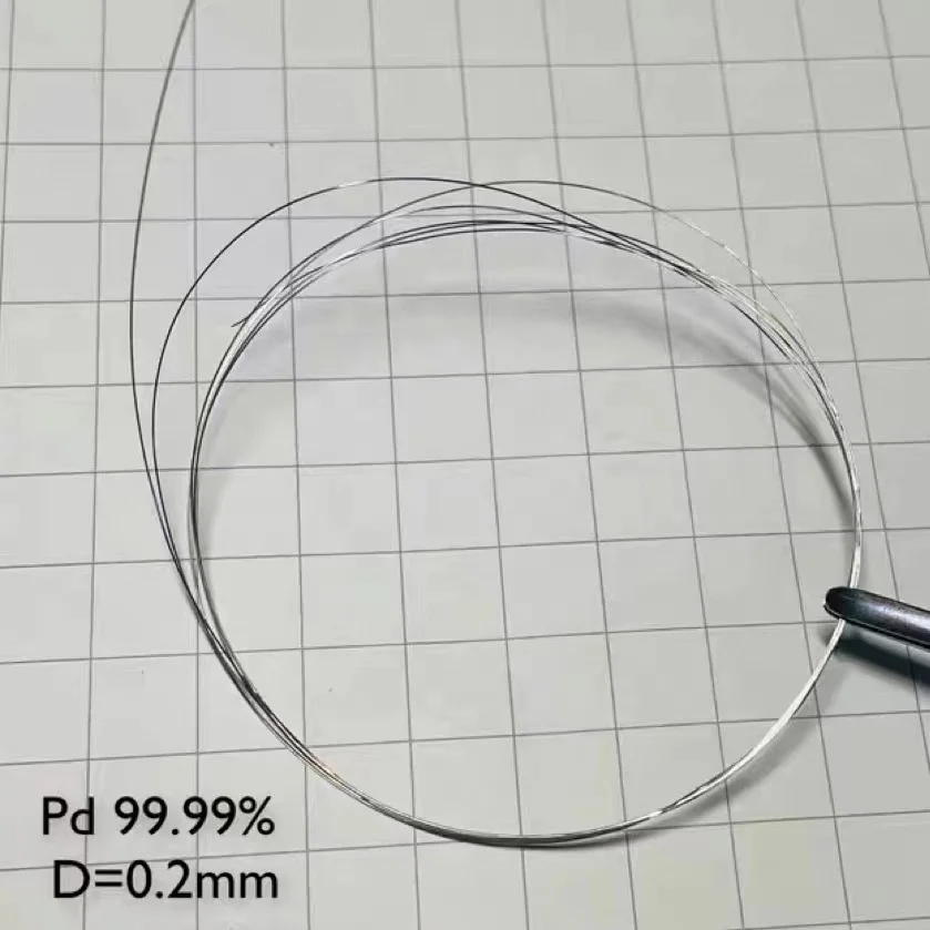 99.99% Purity 0.2mm Palladium Wire