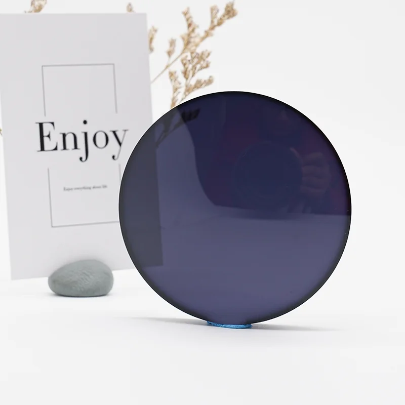 Good quality 1.56 Fast & Dark Photo Grey HMC photochromic  eyeglasses lenses
