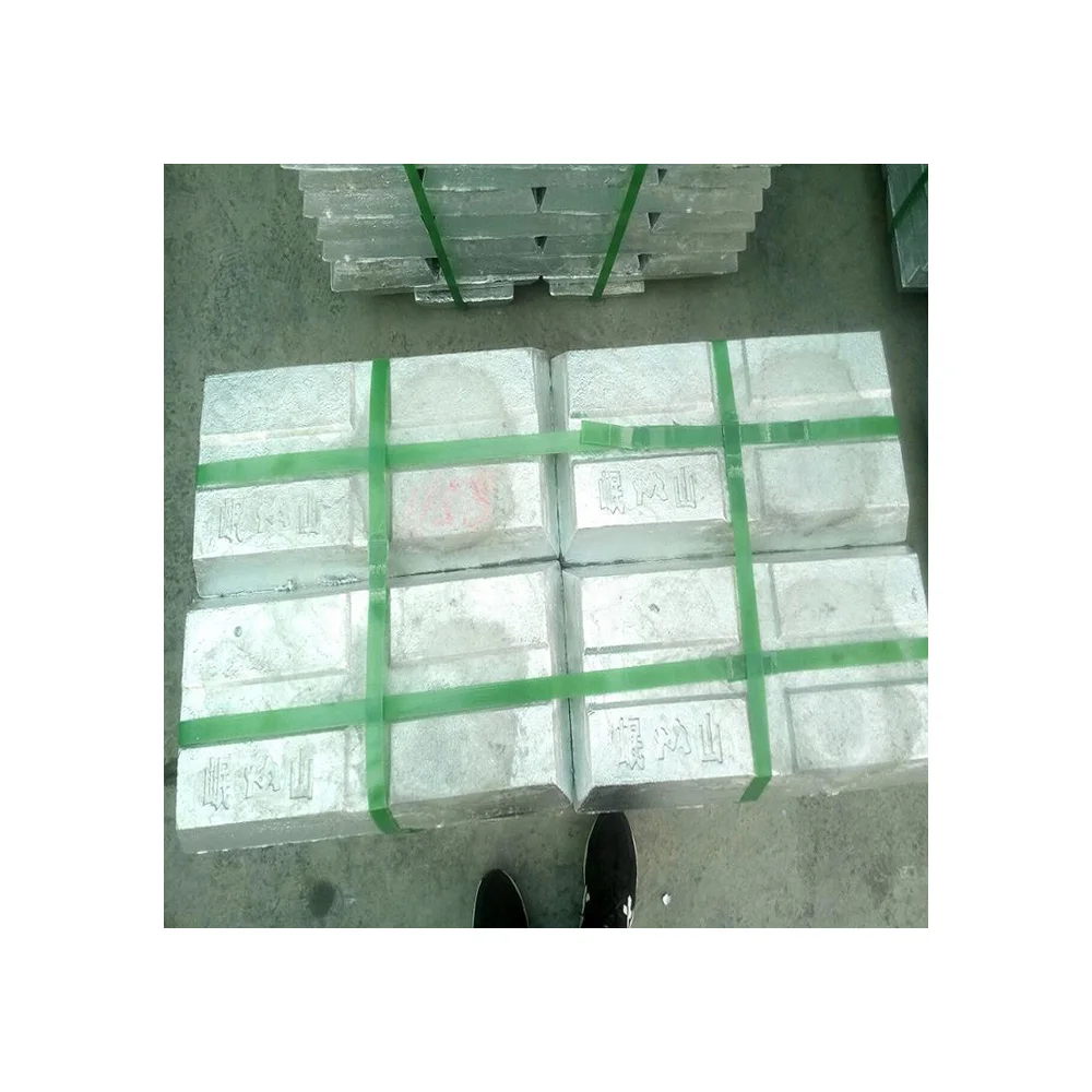 
 Дешевая Серебряная 99.99% ~ 99.995% цинковая слиток 99.99% чистая цинковая проволока для литья под давлением сплава  