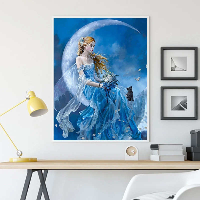  Набор для алмазной живописи QIQI GIRL 40x50 картина 5D квадратной и круглой формы с вышивкой мозаика домашний