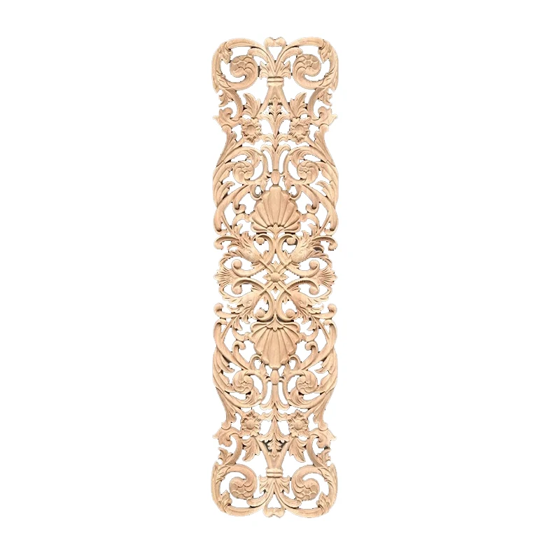 Decorative Antique CNC onlays for cabinets Furniture Accessoires Embellishments Appliques Onlays Chinese Wood Carving