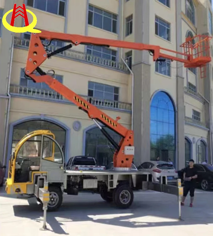 Towable Boom Lift 10m 12m 14m 16 M Height Manlift Drivable Articulating Boom Lifts