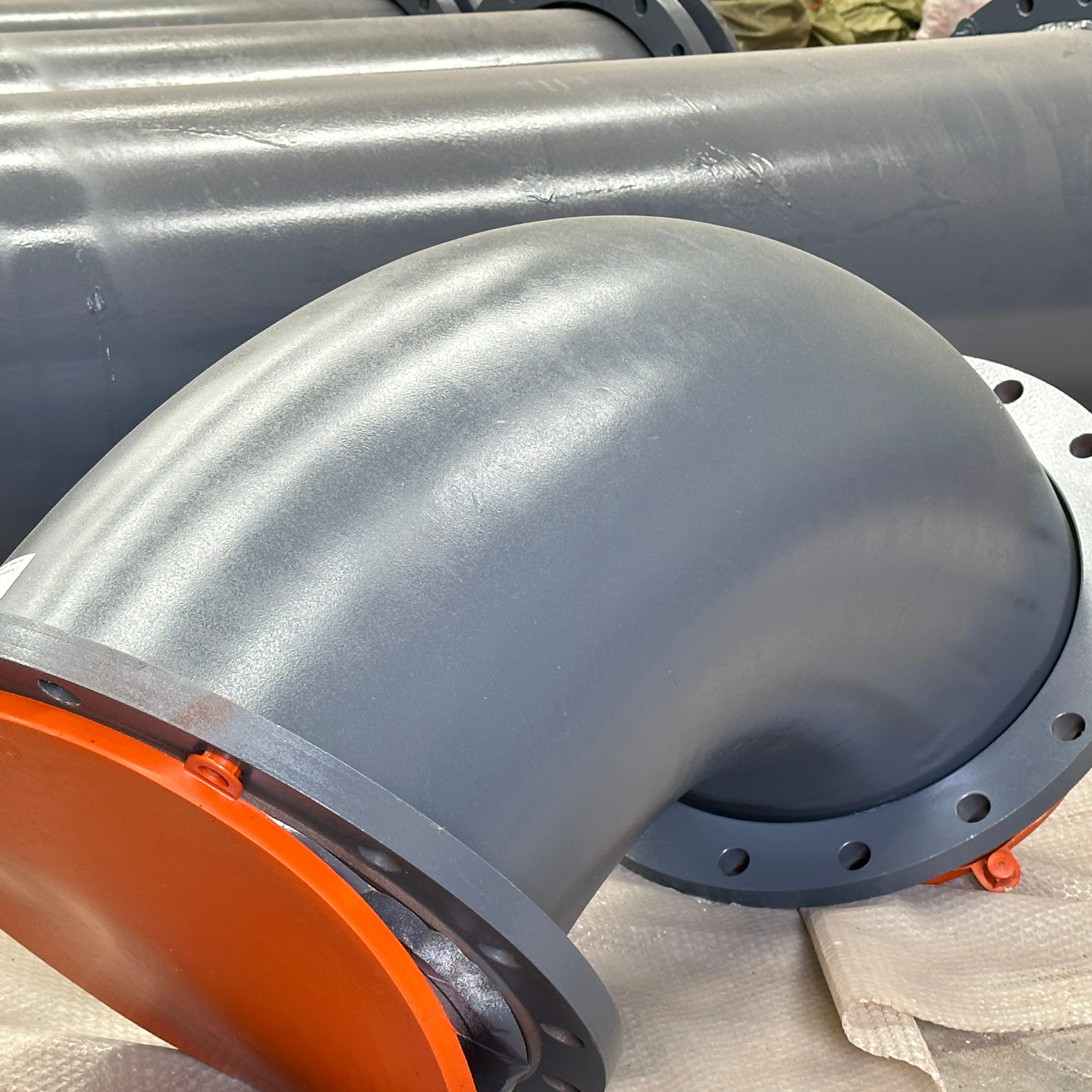 Factory Direct Chemical Corrosion Resistant 45 Degree PTFE Lined Elbows