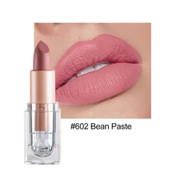 HANDAIYAN Brand Owners Matte Lipstick Ice Transparent Tube Nude Vegan Makeup Cosmetics OEM Logo
