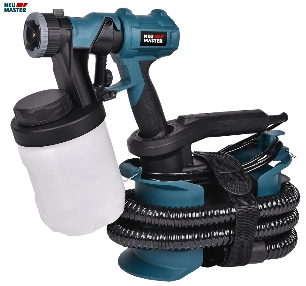 
Neu Master 600W HVLP Portable Paint Sprayer with Shoulder Strap 