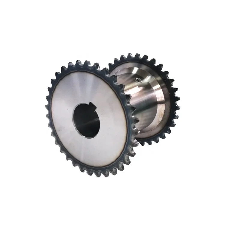 
Standard double strand 06B 06C 33 teeth hardened sprockets in stock for mask-making machines 