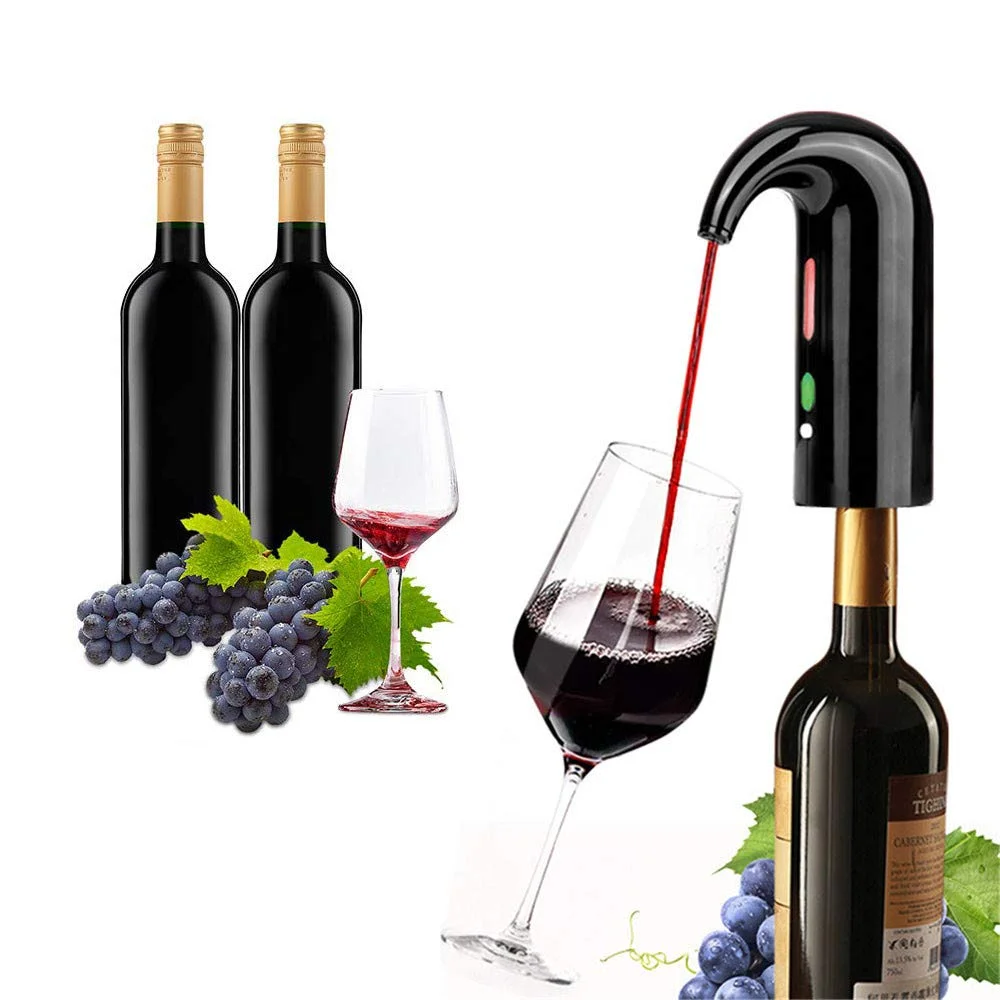 Business Ideas 2024 Invention Ideas Smart Wine Aerator Automatic and Electric Wine Decanter Dispenser Gift for Women and Men