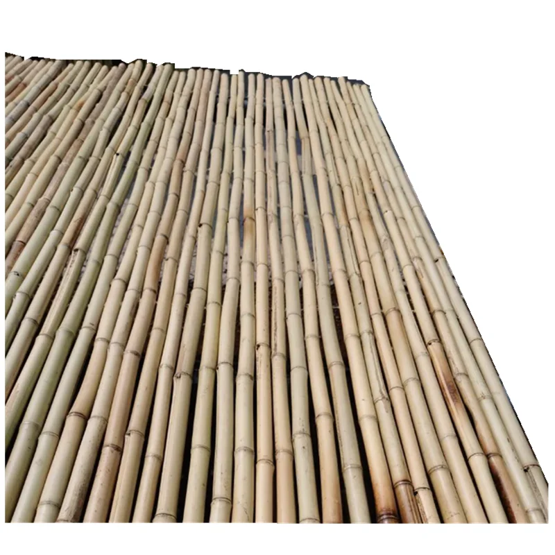 20mm cheap straightness natural materials roll bamboo fence panels for garden