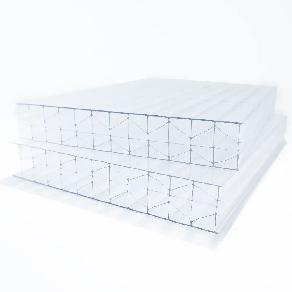 Outdoor Anti-UV 4mm-30mm Polycarbonate Hollow Multiwall Sheet For Building Material