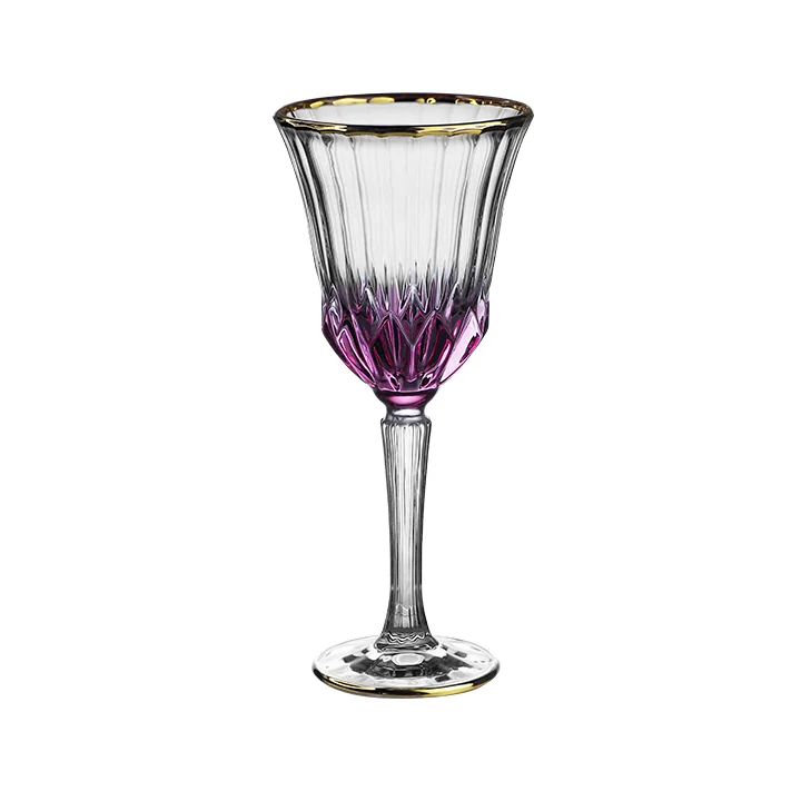 5 видов цветов бокал для вина с золотым ободком и цветным дизайном, для вина, шампанского, воды, подходит для дома, ресторана, бара, свадьбы