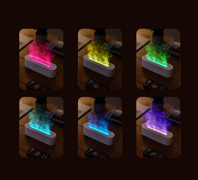 Best Selling 5v Essential Oil Diffuser 7 Color Led Night Light USB flame aroma diffuser Ultrasonic Mist Air Humidifier For Home