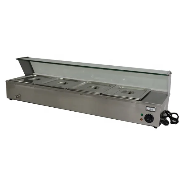 Commercial electric Bain Marie food warmer display for catering Hot Food Display
