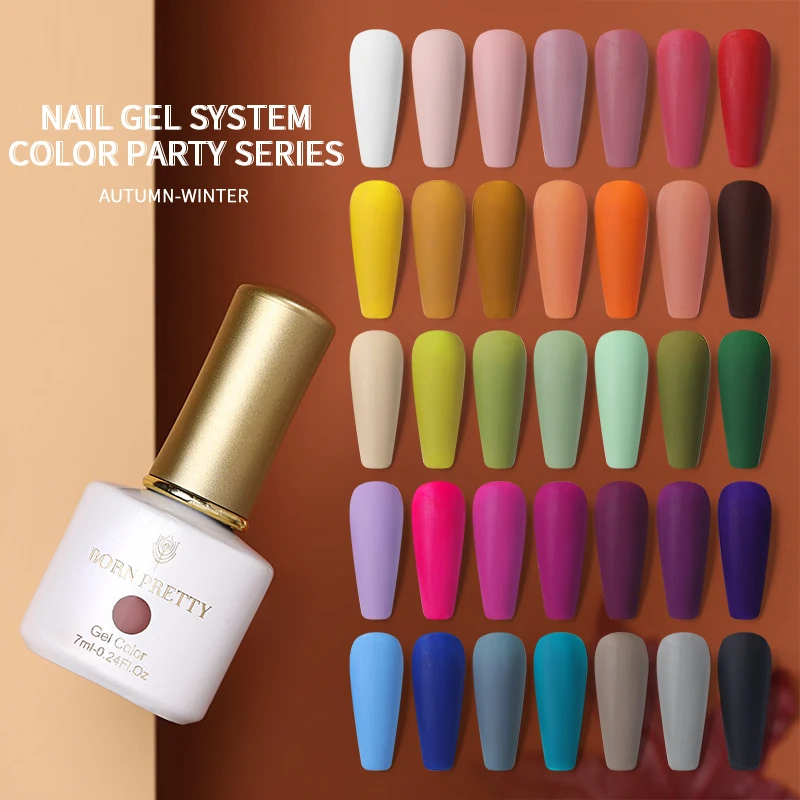 Оптовая продажа, китайский поставщик гель-лака BORN PRETTY для ногтей, высококачественный веганский лак для ногтей, удаляемый замачиванием Светодиодный УФ-гель для ногтей