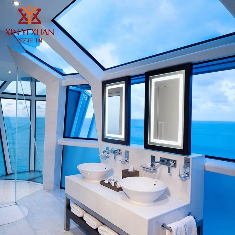 China quality supplier Winter Garden room Free Standing glass Thermal Break Modern interior decorative sun room