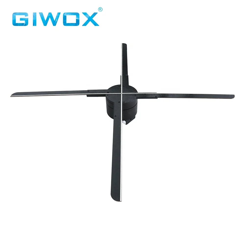 New Product 640*640px Resolution With Wifi Cloud System Stereo Display 56cm 3D Hologram LED Fan Can Syned