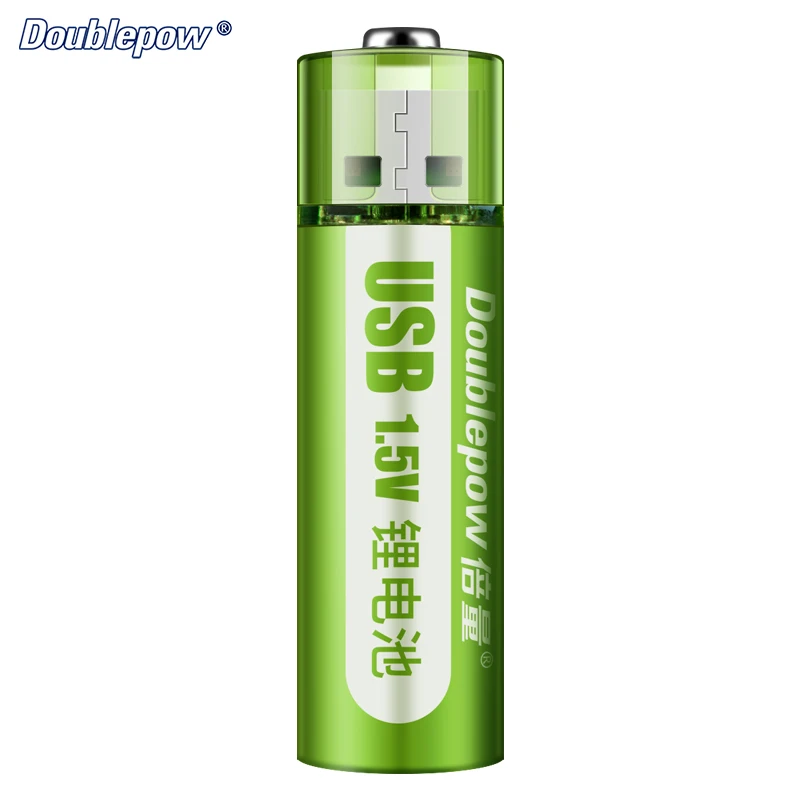 Low Self-Discharge 1.5V 1800mWh USB Battery Rechargeable AA Battery