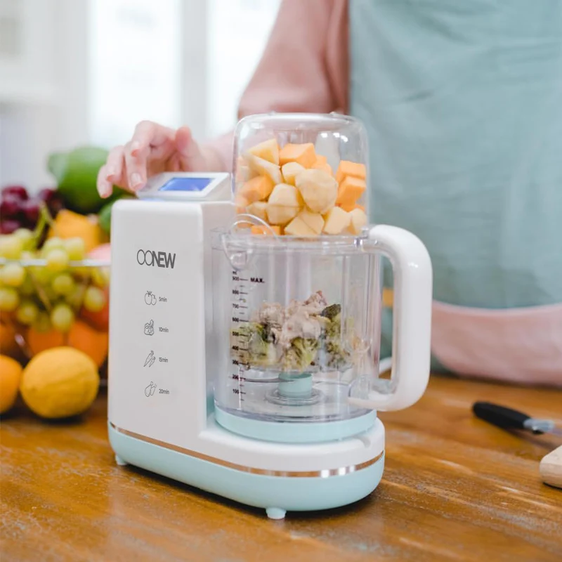 2021 Italian Style Smart Baby Food Maker/Baby Food Processor/Blender/Steamer with Touch Panel