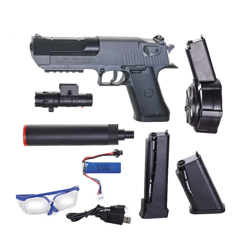 Оптовая продажа популярный игрушечный пистолет Desert Eagle ручной и автоматический двойной режим Splat Blaster для игры в стрельбу подарок детей 12 +