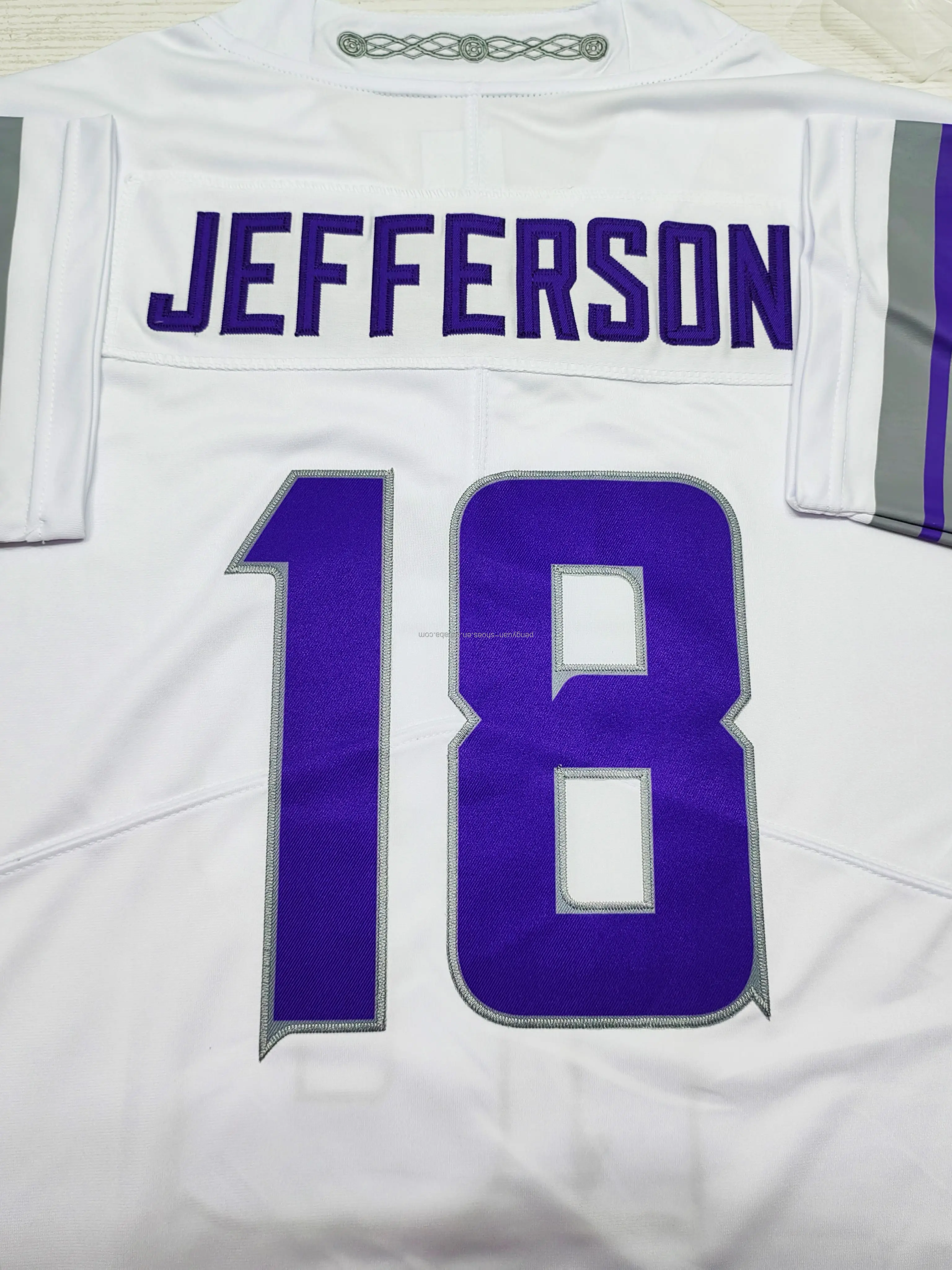 Best Quality #14 Sam Darnold #18 Justin Jefferson #43 Andrew Van Ginkel #9 J.J. McCarthy Stitched American Football Jersey