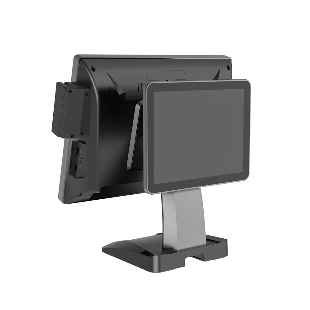 P615s 15+9.7inch Windows Touch Screen Terminal Machine All In One Pos System i3 Cashier Machine Cash Rgeisters