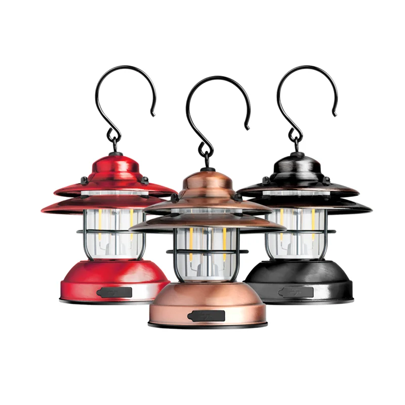 mini   portable led tent light gas charger hand camping lamp kerosene lantern camping  Lights