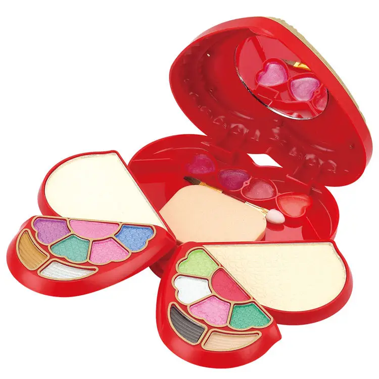 Fashionable Cheap Love Shape Storage Box Basic Cosmetics Makeup Kit