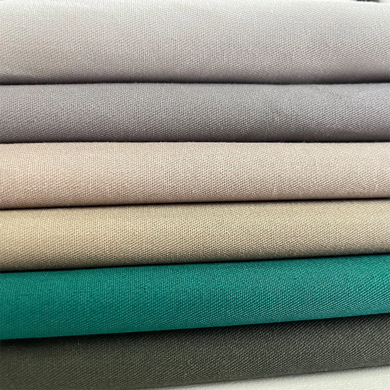 Multicolor clear texture 100 Cotton Wicking moisture and wicking sweat twill 130 * 70 150 gsm lightweight workwear dyed fabric