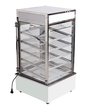 Стекло 6 слоев Электрический булочка хлеб пароход шкаф дисплея замороженных продуктов витрина теплой JC-FW-002
